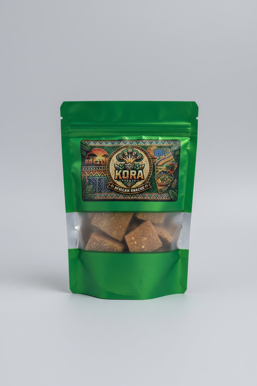 Nkate Cake – Authentic Ghanaian Peanut Brittle | Kora Treats