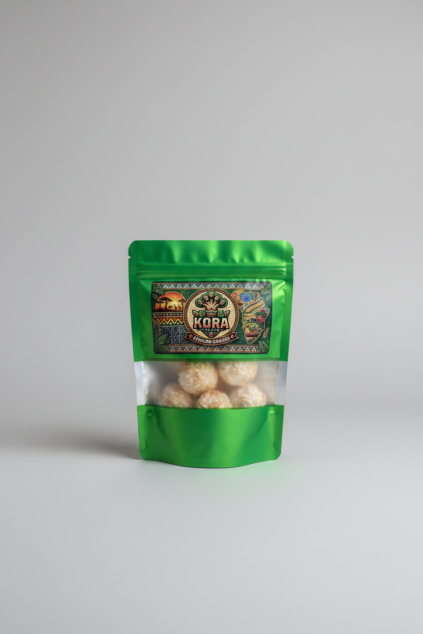 Shuku Shuku – Authentic Nigerian Coconut Snack Balls | Kora Treats