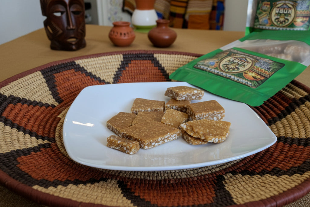 Nkate Cake – Authentic Ghanaian Peanut Brittle | Kora Treats