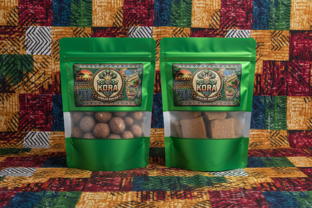 Nkate Cake & Groundnut Sweet Bundle – Heritage Background
